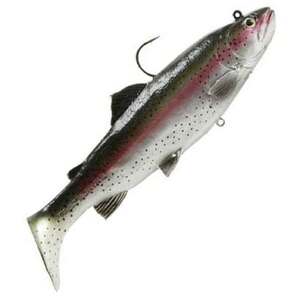 Savage Gear 3D Real Trout Swimbait - 8in, Dark Trout