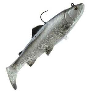 Savage Gear 3D Real Trout Swimbait - 8in, Dirty Silver