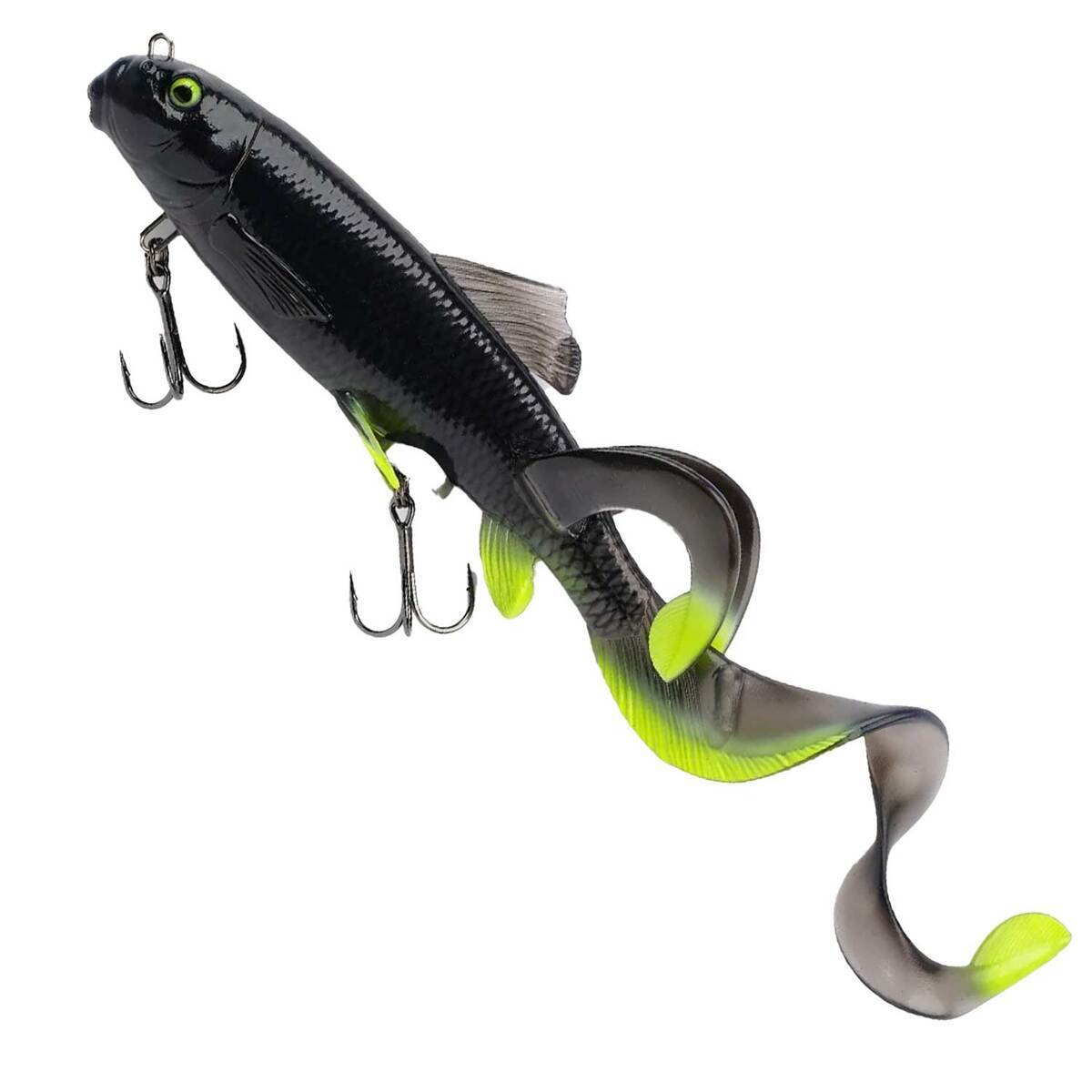 Savage Gear 3D Sucker X-Tail-Black Orange Flash Savage Gear 3D Sucker X-Tail-Black Orange Flash