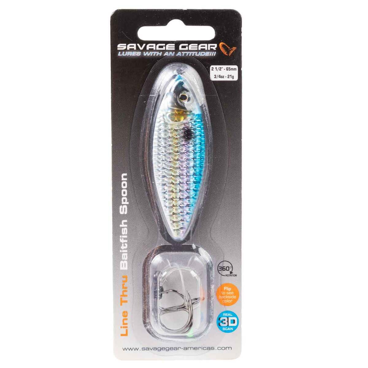 Savage Gear Line Thru Baitfish Casting Spoon Savage Gear Line Thru Baitfish Casting Spoon