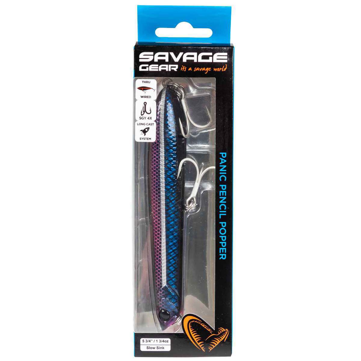 Savage Gear Panic Pencil Popper Topwater Hard Bait Savage Gear Panic Pencil Popper Topwater Hard Bait