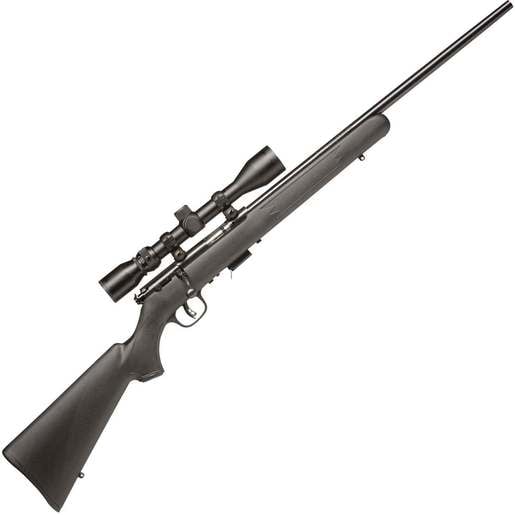 Savage 93 BRJ Satin Stainless with Evolution Stock Bolt Action Rifle - 22 WMR (22 Mag) - 21in - Brown image