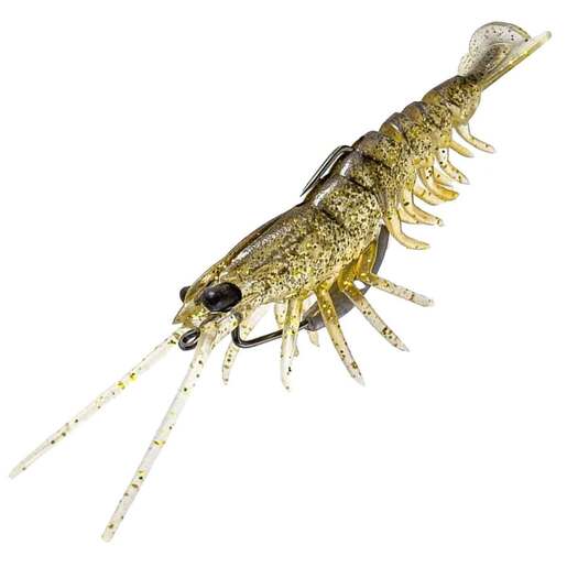 Savage Gear Manic Shrimp Weedless V2 Creature Bait – Gold – Soft Baits