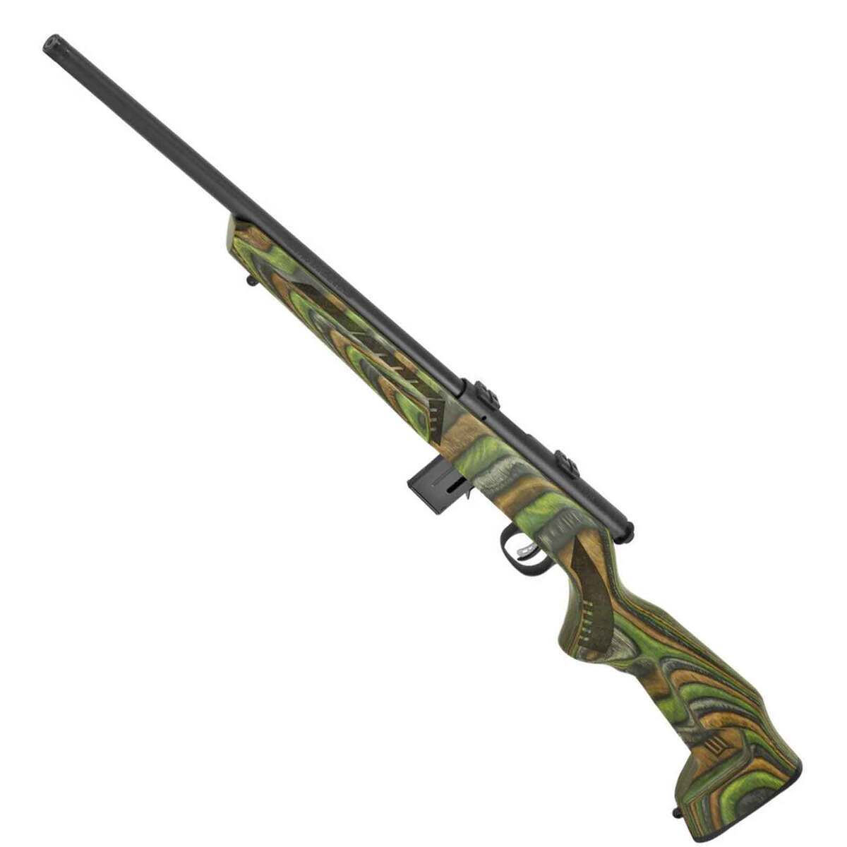 Savage Mark II Minimalist Matte Black Bolt Action Rifle - 17 HMR - Green Savage Mark II Minimalist Matte Black Bolt Action Rifle - 17 HMR - Green