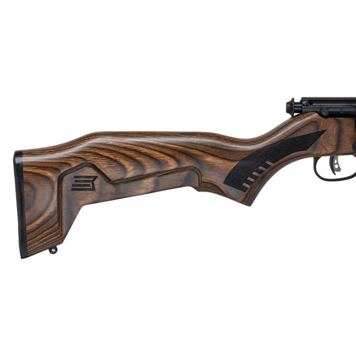 Savage Mark II Minimalist Matte Black/Natural Brown Laminate Bolt Action Rifle - 22 Long Rifle - Natural Brown Laminate Savage Mark II Minimalist Matte Black/Natural Brown Laminate Bolt Action Rifle - 22 Long Rifle - Natural Brown Laminate