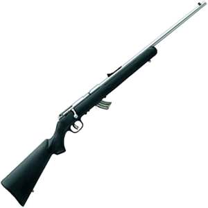 Savage Mark II Series Stainless Steel Black Bolt Action Rifle - 22 Long Rifle - 21in