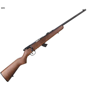 Savage Mark II G Compact Satin Blued Hardwood Bolt Action Rifle - 22 Long Rifle - 19in