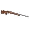 Savage Mark II GL Compact Matte Blued Satin Hardwood Left Hand Bolt Action Rifle - 22 Long Rifle - 19in - Brown
