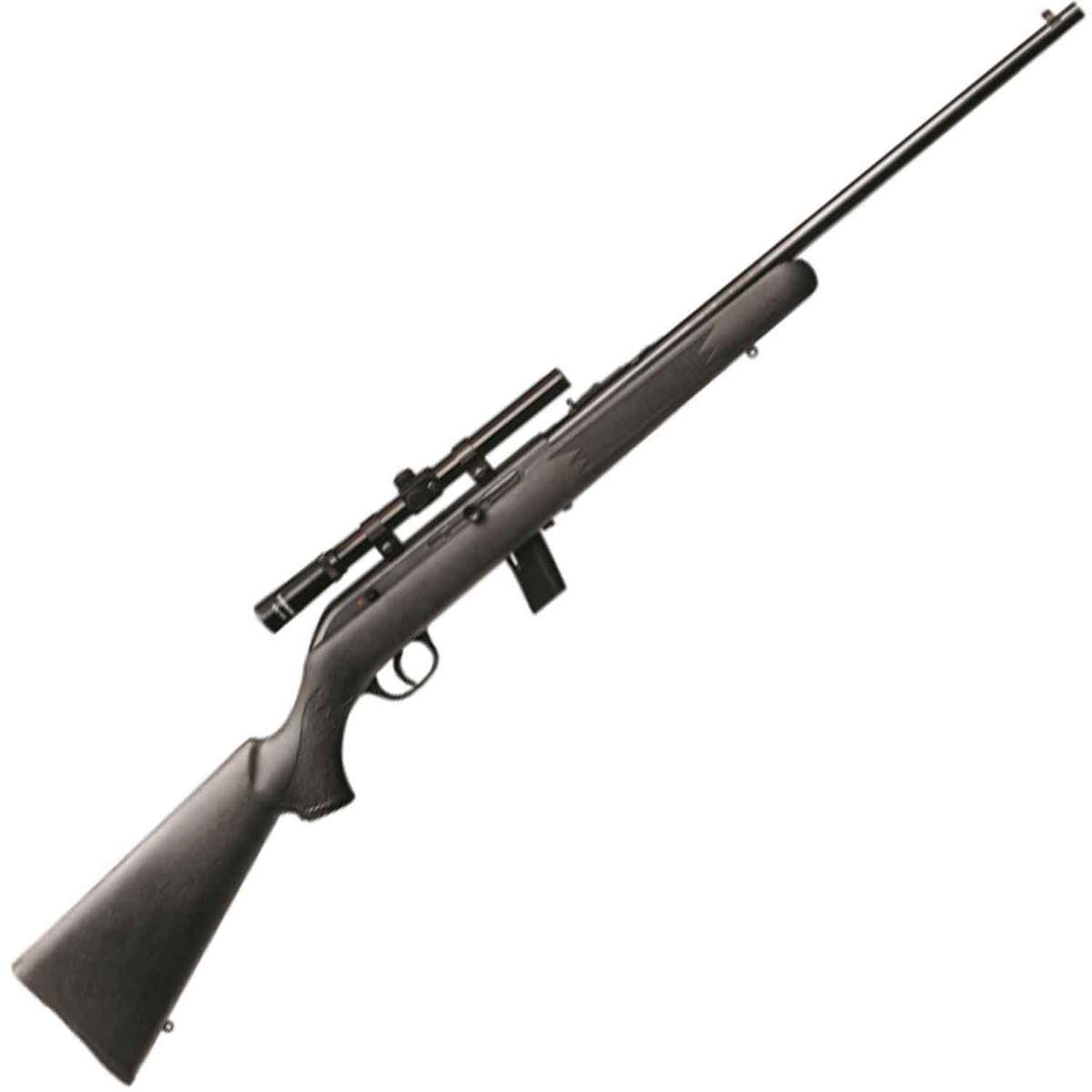Savage 64 FXP w/ Scope Matte Blued Black Semi Automatic Rifle - 22 Long Rifle - 21in - Black Savage 64 FXP w/ Scope Matte Blued Black Semi Automatic Rifle - 22 Long Rifle - 21in - Black