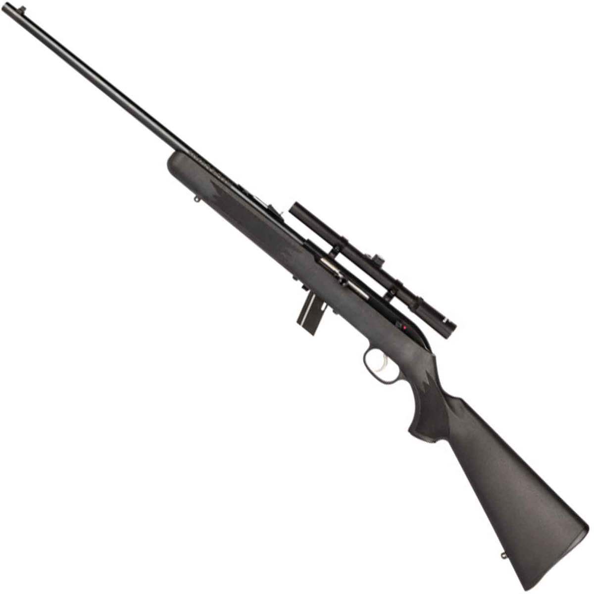 Savage 64 FXP w/ Scope Matte Blued Black Left Hand Semi Automatic Rifle - 22 Long Rifle - 21in - Black Savage 64 FXP w/ Scope Matte Blued Black Left Hand Semi Automatic Rifle - 22 Long Rifle - 21in - Black