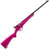 Savage Arms Rascal Compact Blued/Pink Bolt Action Rifle - 22 Long Rifle - 16.13in - Pink