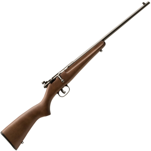 Savage Arms Rascal Compact Blued/Satin Hardwood Bolt Action Rifle - 22 Long Rifle - 16.13in - Brown image
