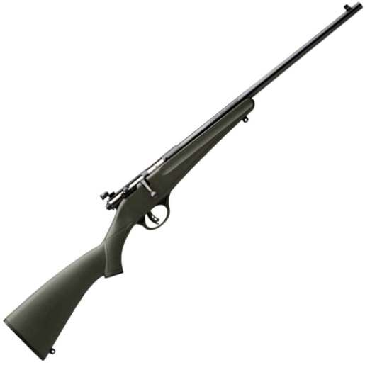 Savage Arms Rascal Compact Blued/Green Bolt Action Rifle - 22 Long Rifle - 16.13in - Green image