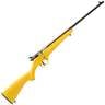 Savage Rascal Compact Blued/Yellow Bolt Action Rifle - 22 Long Rifle - 16.13in - Yellow