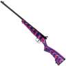 Savage Rascal Minimalist Bolt Action Rifle Purple/Pink - 22 Long Rifle - Matte Pink/Purple