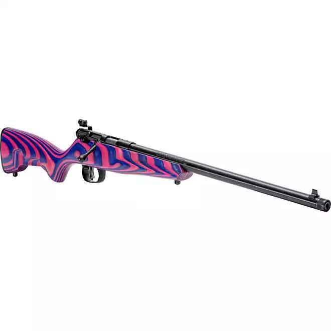 Savage Rascal Minimalist Bolt Action Rifle Purple/Pink - 22 Long Rifle ...