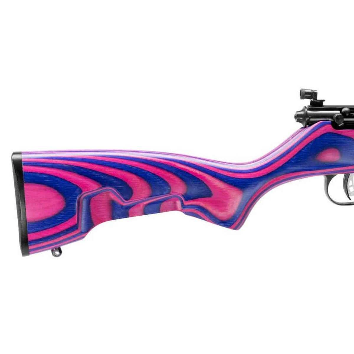 Savage Rascal Minimalist Bolt Action Rifle Purple/Pink - 22 Long Rifle ...