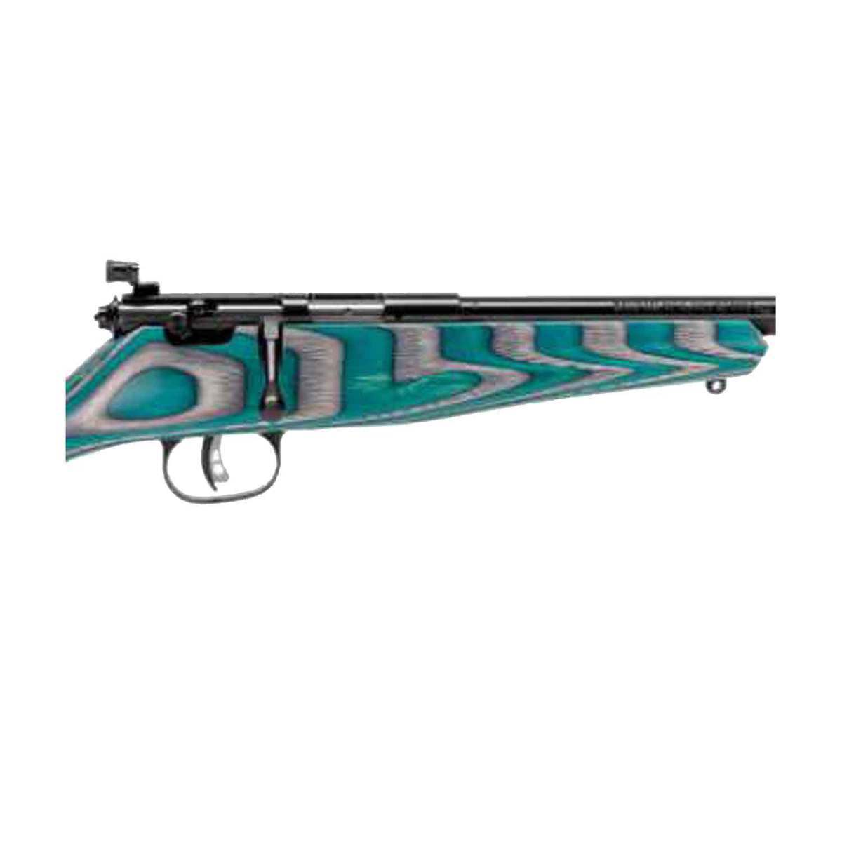 Savage Rascal Minimalist Bolt Action Rifle Teal/Gray - 22 Long Rifle - Matte Grey/Teal Savage Rascal Minimalist Bolt Action Rifle Teal/Gray - 22 Long Rifle - Matte Grey/Teal