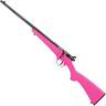 Savage Rascal Compact Blued Left Hand Bolt Action Rifle - 22 Long Rifle - 16.13in - Pink