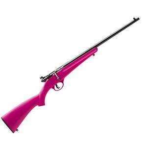 Savage Rascal Compact Matte Pink Bolt Action Rifle - 22 Long Rifle - 16.125in