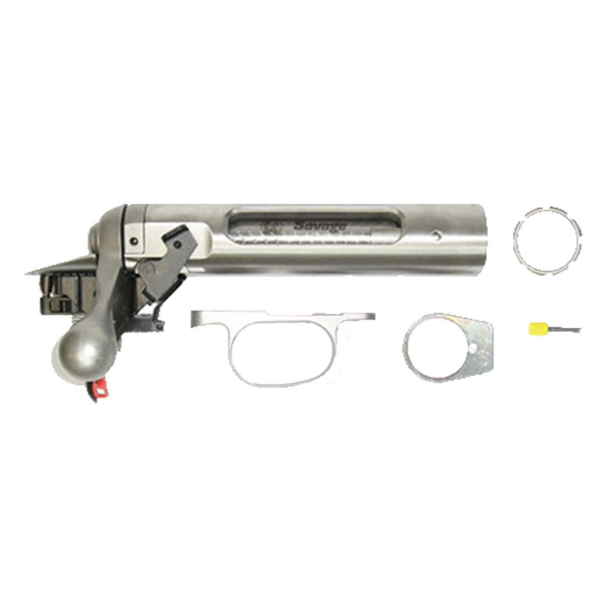 Savage Target Short Action Left Port Stainless Bolt Action Receiver Savage Target Short Action Left Port Stainless Bolt Action Receiver