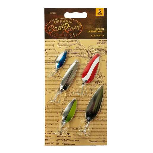Bad River Tackle Spoon Assortment No. 1 - Assorted