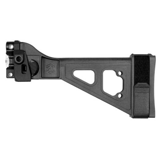 SB Tactical SBT5K Side Folding 2-Pin K Model Pistol Brace - Black - Black