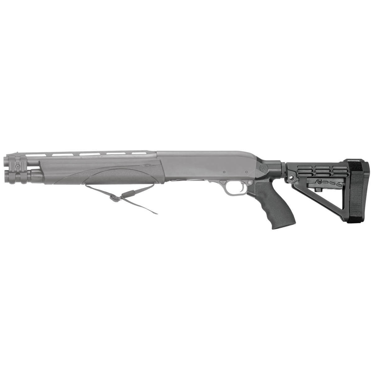 SB Tactical TAC13-SBA4 Adjustable Pistol Brace - Black - Black 12in SB Tactical TAC13-SBA4 Adjustable Pistol Brace - Black - Black 12in