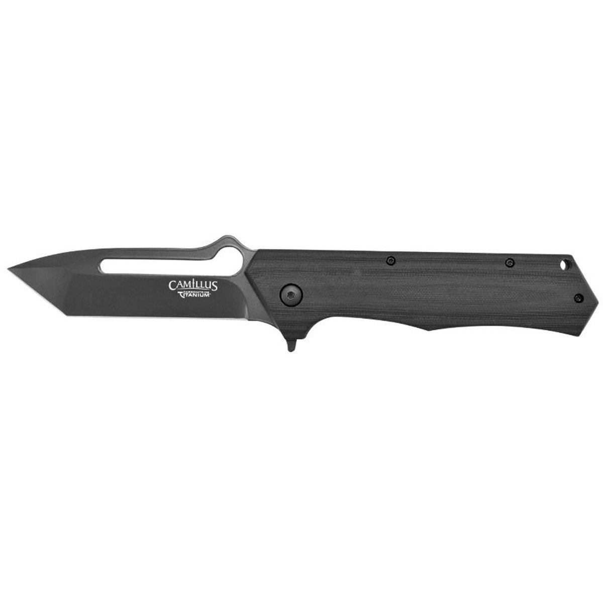 Camillus Beast 3.75 inch Folding Knife - Black - Black Camillus Beast 3.75 inch Folding Knife - Black - Black