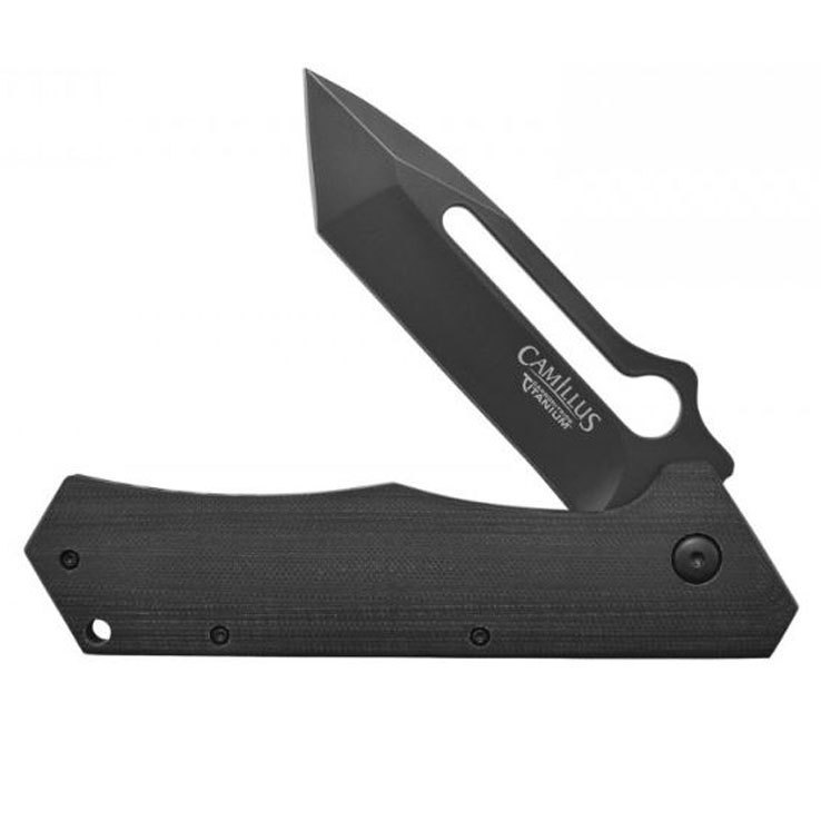 Camillus Beast 3.75 inch Folding Knife - Black - Black Camillus Beast 3.75 inch Folding Knife - Black - Black