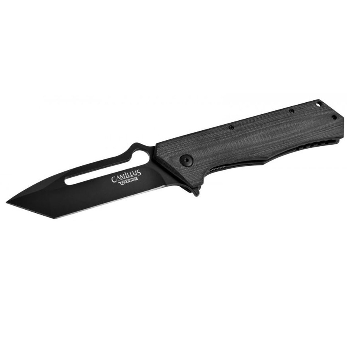 Camillus Beast 3.75 inch Folding Knife - Black - Black Camillus Beast 3.75 inch Folding Knife - Black - Black