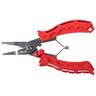 P-Line S.S. Split Ring Fishing Plier w Cutter – Red, 6-1/4in - Red