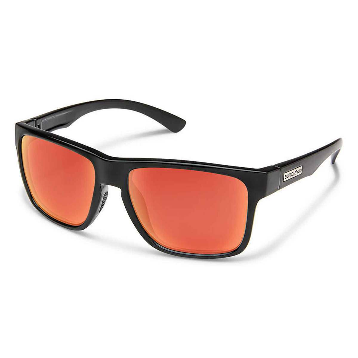 Suncloud Rambler Polarized Sunglasses - Black/Red | Sportsman's Warehouse