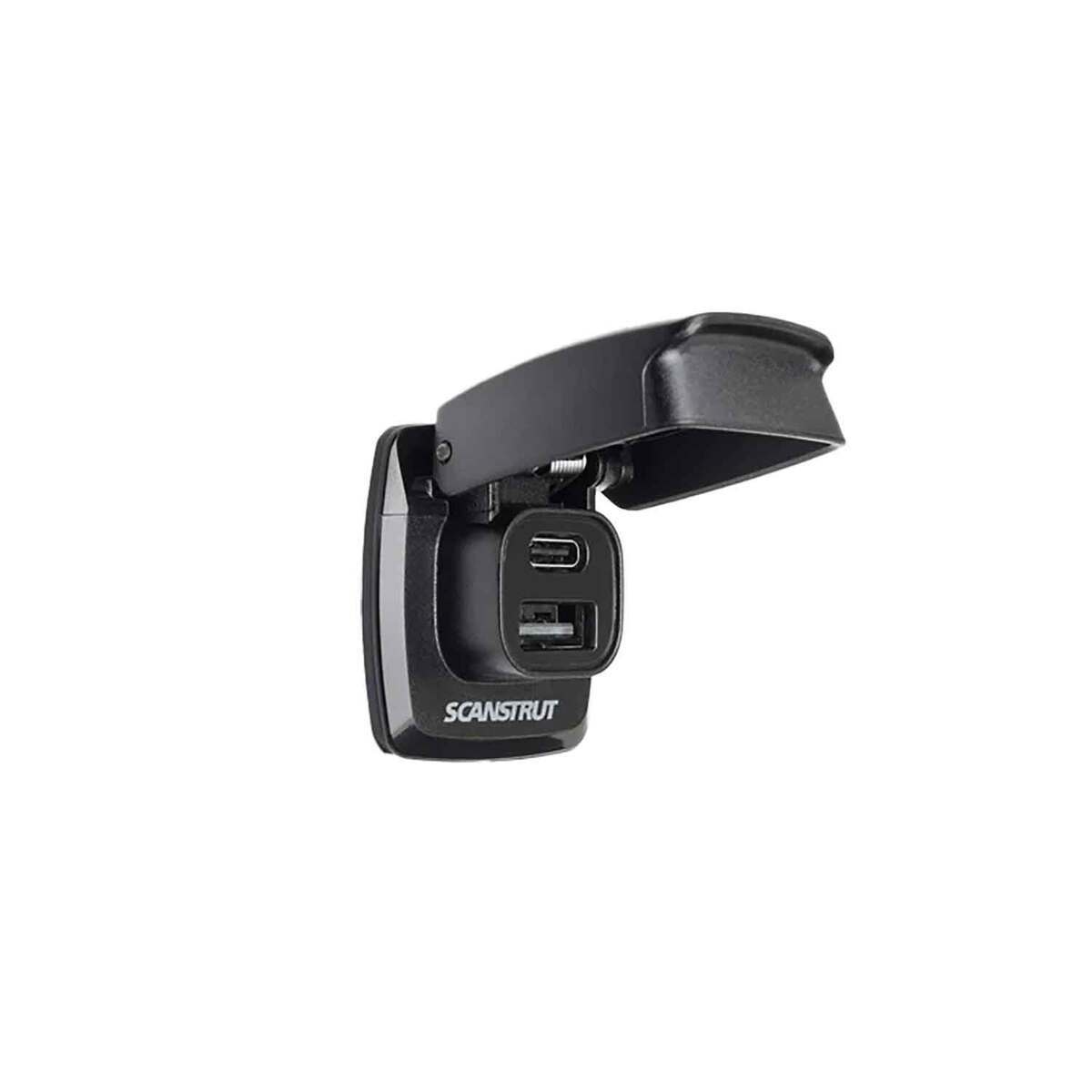 Scanstrut Flip Pro Fast Charge Dual USB-A/C Socket - Black Scanstrut Flip Pro Fast Charge Dual USB-A/C Socket - Black