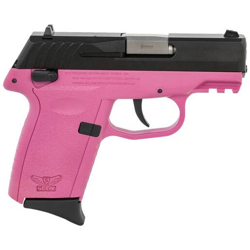 SCCY CPX1 Gen3 9mm Luger 31in Black Nitride Pistol  101 Rounds  Pink