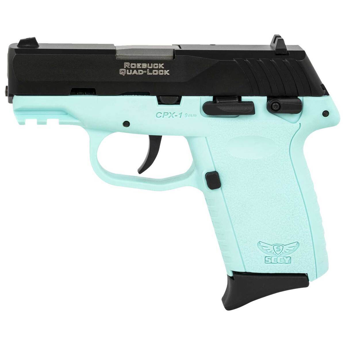 SCCY CPX-1 Gen3 9mm Luger 3.1in Black Nitride Pistol - 10+1 Rounds - Blue SCCY CPX-1 Gen3 9mm Luger 3.1in Black Nitride Pistol - 10+1 Rounds - Blue