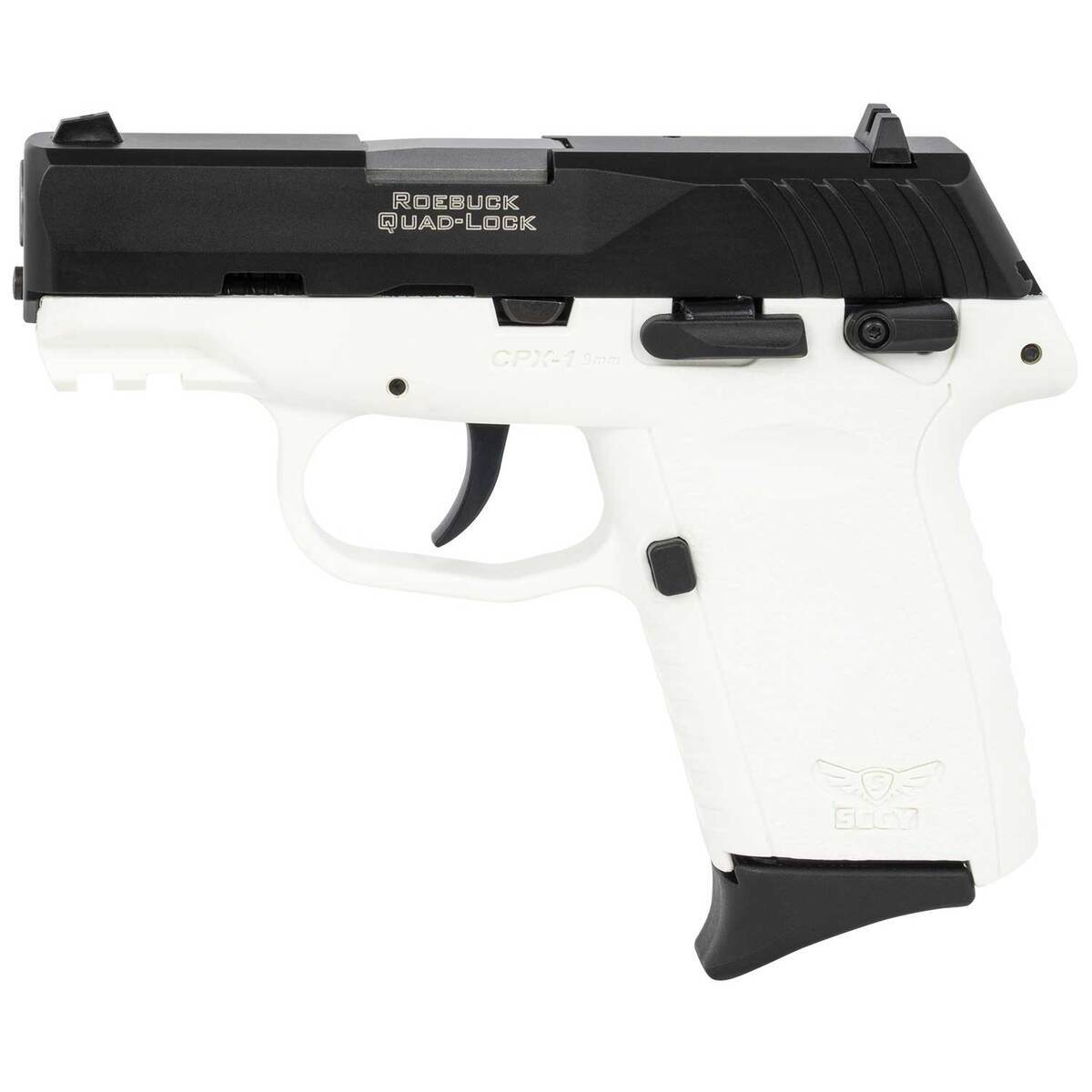 SCCY CPX-1 Gen3 9mm Luger 3.1in Black Nitride Pistol - 10+1 Rounds - White SCCY CPX-1 Gen3 9mm Luger 3.1in Black Nitride Pistol - 10+1 Rounds - White