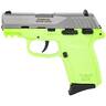 SCCY CPX-1 Gen3 9mm Luger 3.1in Stainless Steel Pistol - 10+1 Rounds - Green