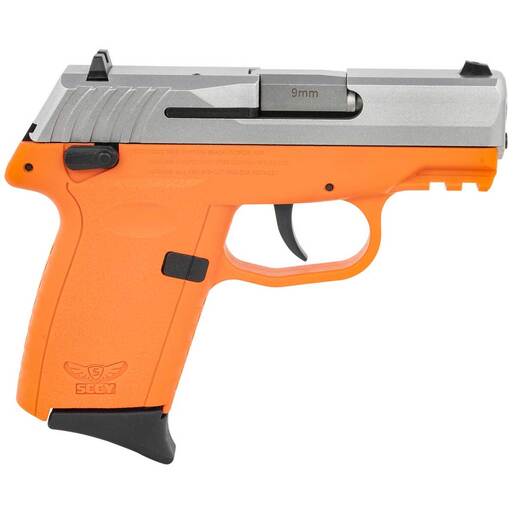 SCCY CPX1 Gen3 9mm Luger 31in Stainless Steel Pistol  101 Rounds  Orange