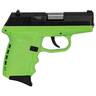 SCCY CPX-2 9mm Luger 3.1in Black Nitride/Lime Green Pistol - 10+1 Rounds - Green