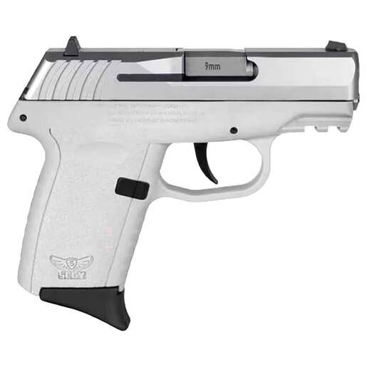 SCCY CPX2 9mm Luger 31in Stainless Pistol  101 Rounds  White