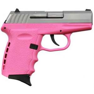 SCCY CPX-2 9mm Luger 3.1in Stainless Steel/Pink Pistol - 10+1 Rounds
