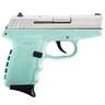 SCCY CPX-2 9mm Luger 3.1in Stainless Steel/Robin Egg Blue Pistol - 10+1 Rounds - Blue
