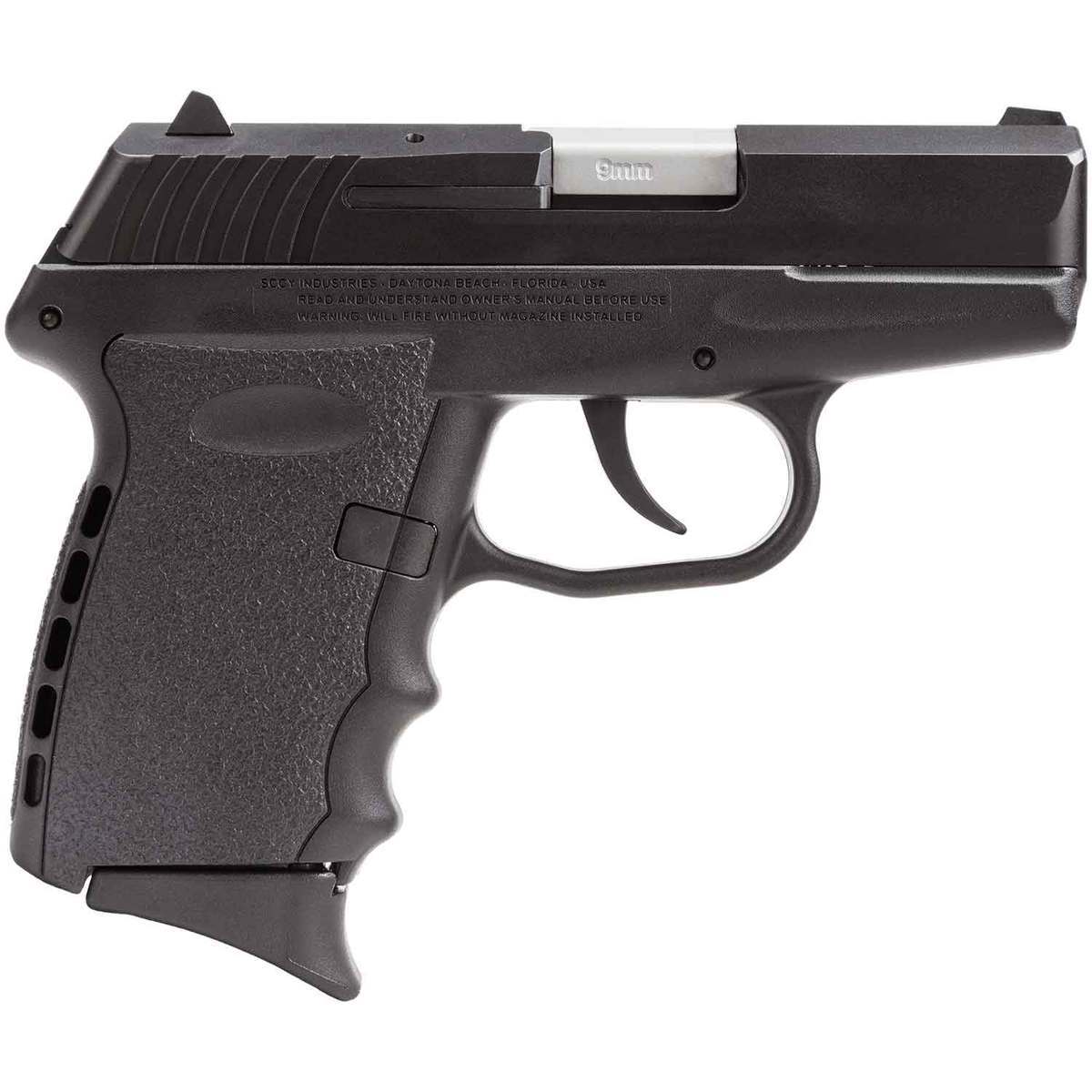 SCCY CPX2 Carbon 9mm Luger 3.1in Black Pistol 10+1 Sportsman's