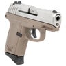 SCCY CPX-2 Gen 3 9mm Luger 3.1in Stainless Steel FDE Pistol - 10+1 Rounds - Tan