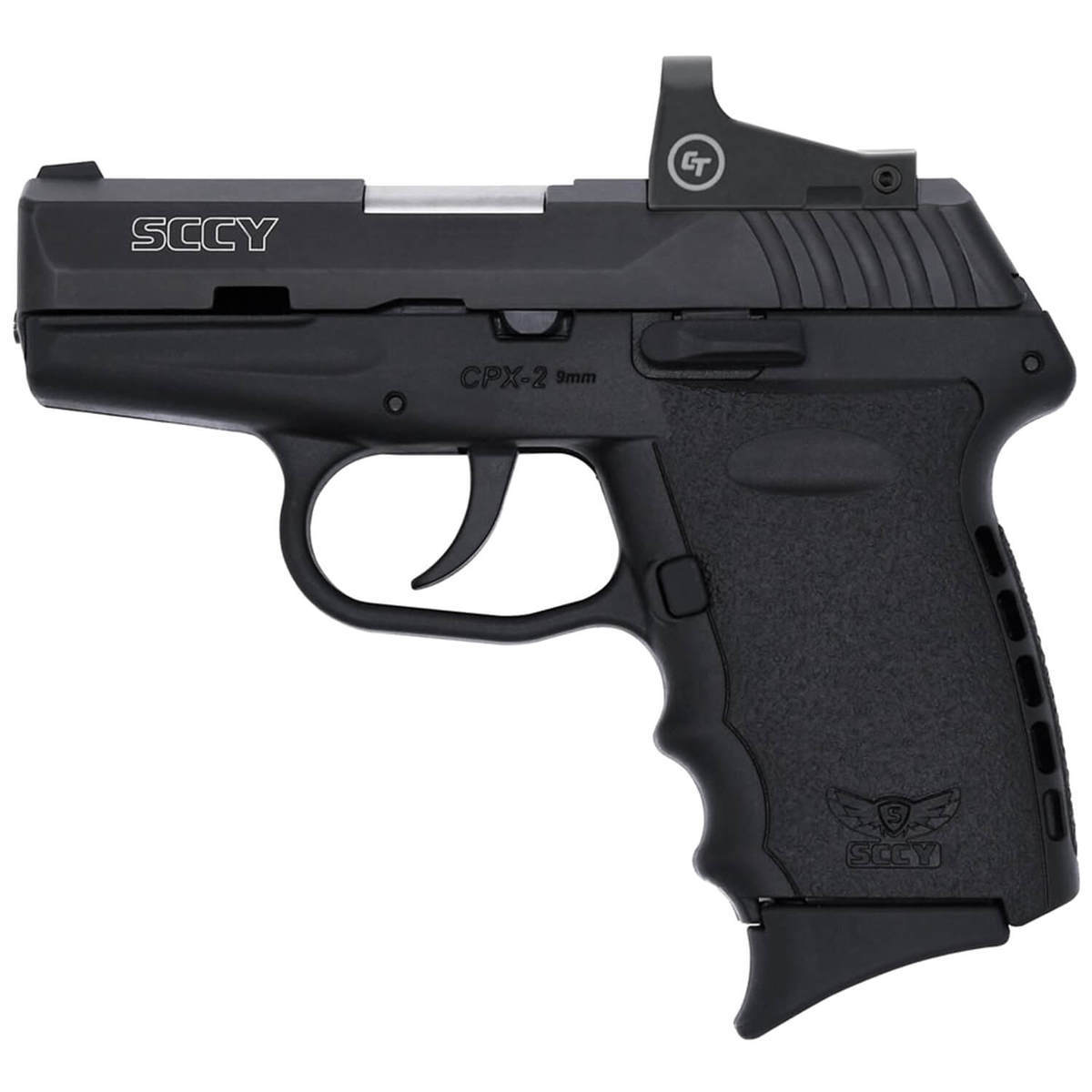 SCCY CPX-2 Red Dot Night Sight 9mm Luger 3.1in Black Pistol - 10+1 Rounds - Black SCCY CPX-2 Red Dot Night Sight 9mm Luger 3.1in Black Pistol - 10+1 Rounds - Black