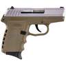SCCY CPX-2 Two Tone 9mm Luger 3.1in FDE Pistol - 10+1 Rounds - Brown