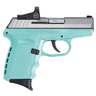 SCCY CPX-2 With Crimson Trace CTS1500 Red Dot Sight 9mm Luger 3.1in Blue/Stainless Pistol - 10+1 Rounds - Robin Egg Blue