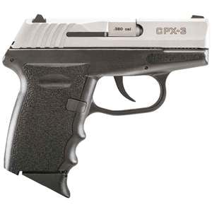 SCCY CPX 3CB 380 Auto (ACP) 2.96in Stainless Steel Pistol - 10+1 Rounds