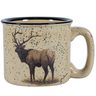 Design Impressions 15oz Almond Standing Elk Trail Mug - Almond